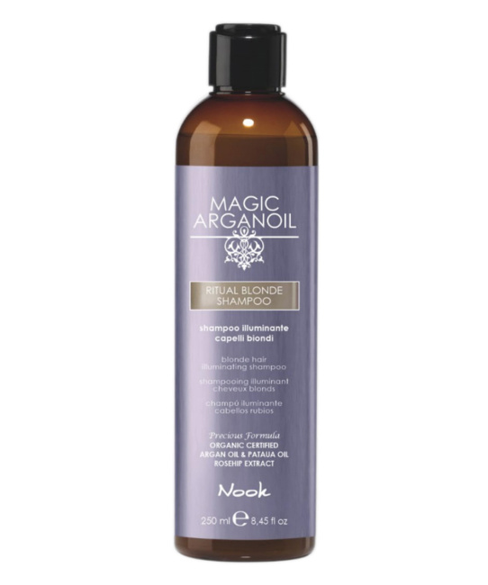 NOOK Шампунь для светлых и обесцвеченных волос Магия Арганы Nook MAGIC ARGANOIL BLONDE STORY SHAMPOO blonde and bleached hair, 250мл