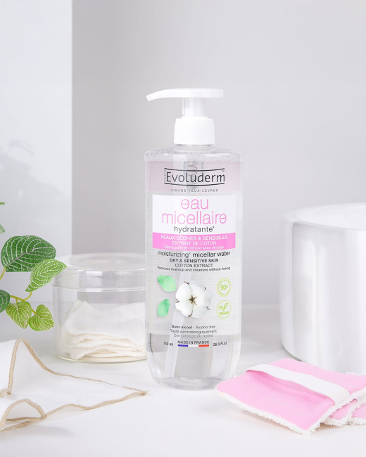 Evoluderm Мицеллярная вода Экстракт хлопка Evoluderm MICELLAR WATER COTTON EXTRACT, 750 мл, 750мл (1)
