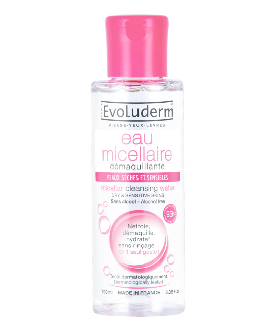 Evoluderm Мицеллярная вода для сухой и чувствительной кожи