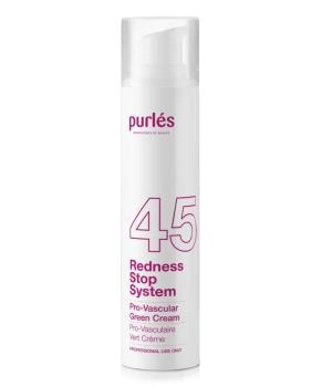 Purles 45 Зеленый крем для кожи с куперозом, 100мл