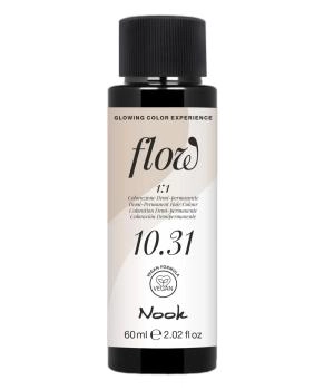 NOOK Краска для волос FLOW demi-permanent hair colour, тон 10.31 (светлый блонд холодно-бежевый), 60мл