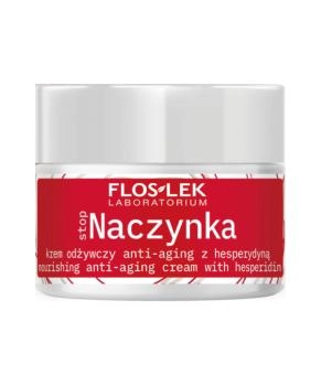 Floslek Крем для лица питательный 24 часа с геспередином  stopNaczynka, 50мл