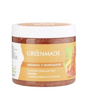 Greenmade Сахарный скраб для тела Абрикос с морошкой, 250г