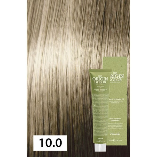 NOOK Крем-краска для волос 10.0 Натуральный платиновый блонд / Platinum Blonde, 100мл (1)