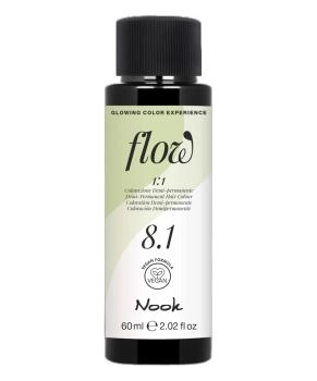 NOOK Краска для волос FLOW demi-permanent hair colour, тон 8.1, 60 мл, 60мл