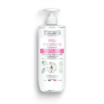 Evoluderm Мицеллярная вода Экстракт хлопка Evoluderm MICELLAR WATER COTTON EXTRACT, 750 мл, 750мл