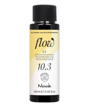 NOOK Краска для волос FLOW demi-permanent hair colour, тон 10.3 (светлый блонд золотистый), 60мл