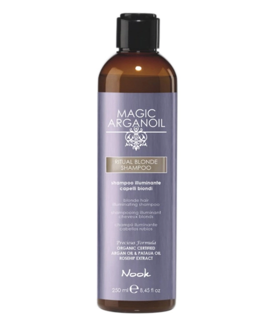 NOOK Шампунь для светлых и обесцвеченных волос Магия Арганы Nook MAGIC ARGANOIL BLONDE STORY SHAMPOO blonde and bleached hair, 250мл