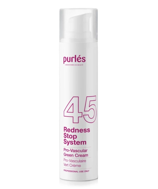 Purles 45 Зеленый крем для кожи с куперозом, 100мл