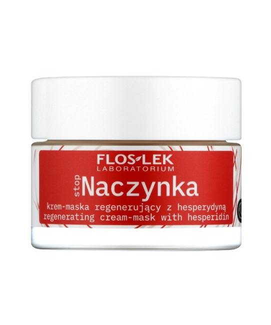 Floslek Крем - маска для лица регенерирующая с гесперидином stopNaczynka, 50мл
