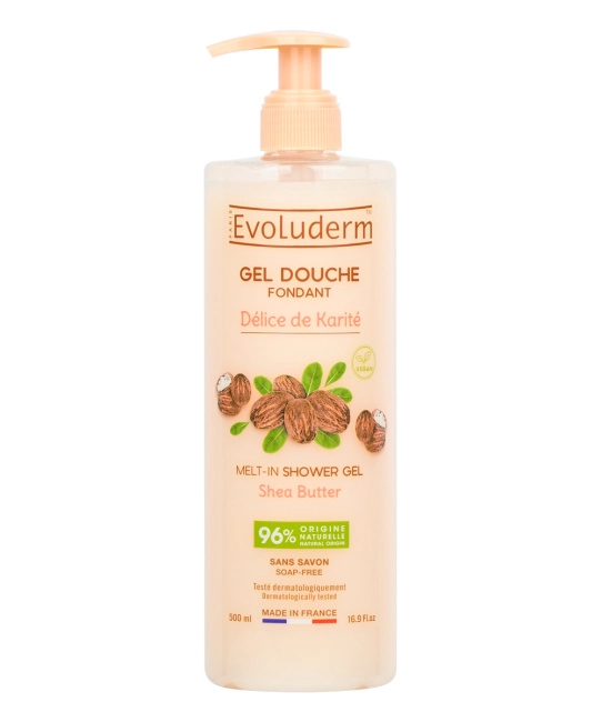 Evoluderm Гель для душа с маслом Карите, 500мл